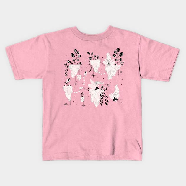 Fairies Kids T-Shirt by Lidiebug